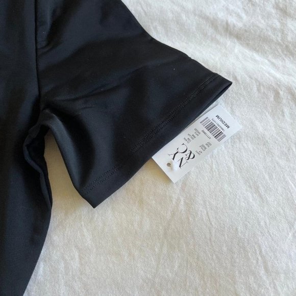 NWT Mock Neck Scuba Bodysuit in Black - Large - Picture 6 of 6